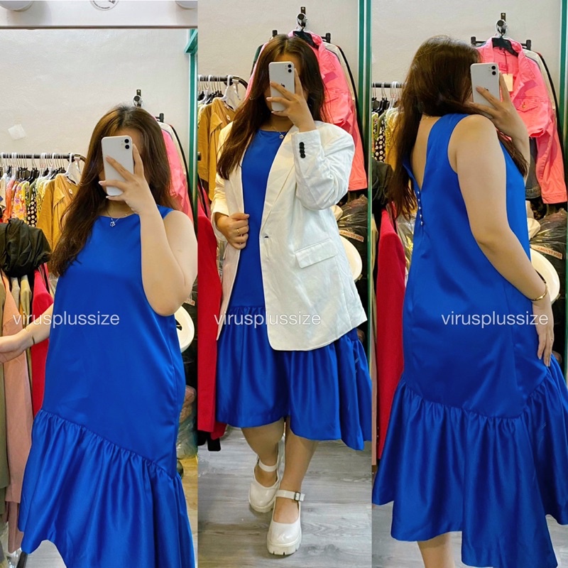 Đầm bigsize elise virusplussize