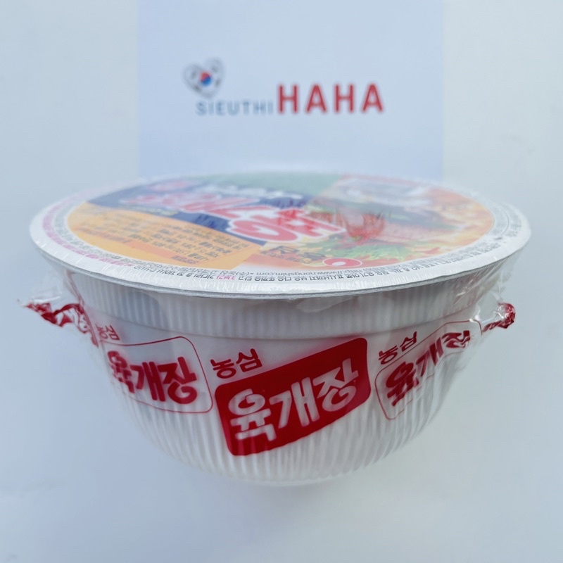 Mì tô bò cay Yukechang NONGSHIM Hàn Quốc 육개장사발면 86G