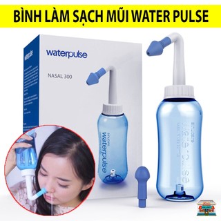 Bình rửa mũi water pulse giúp làm sạch khoang mũi, loại bỏ bụi bẩn, phấn hoa, trị viêm xoang