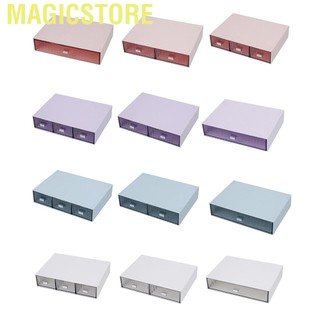 Magicstore Desktop Drawer Organizer Waterproof Dustproof Plastic DIY Combination Multi Layer Stackable Storage Case