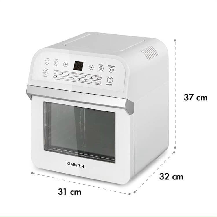 Nồi chiên không dầu 12L Klarstein Aero Vital Cube [Chính hãng]