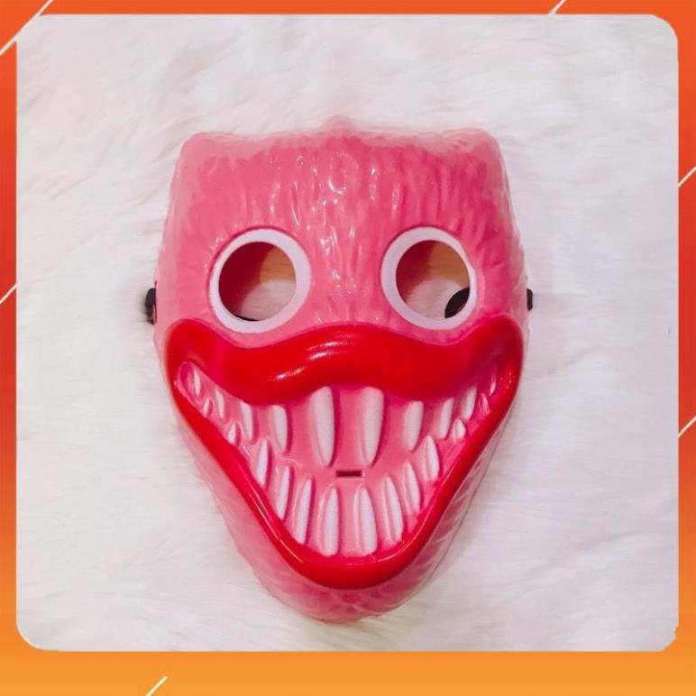 Mặt nạ Huggy Wuggy bằng nhựa- Đồ chơi hoá trang Halloween