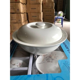 Thố sứ cao cấp Minh Châu 22cm