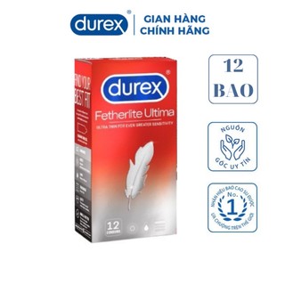Bao cao su Durex Fetherlite Ultima 12 bao/hộp