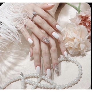 Nailbox,10 móng úp thiết kế , đính đá siêu sáng.