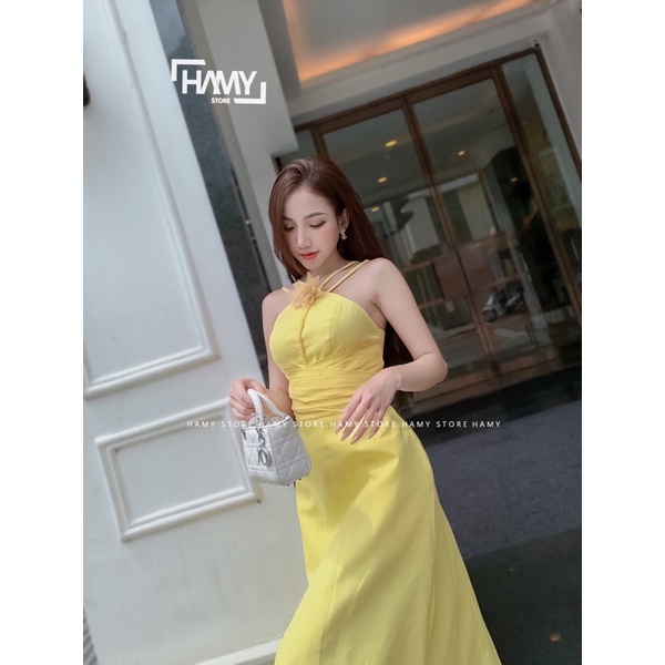 Đầm Yếm Dây Hoa