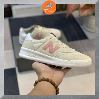 Giày thể thao nữ nb newbalance crt 300 màu trắng chữ hồng ôm chân hot hit - ảnh sản phẩm 1