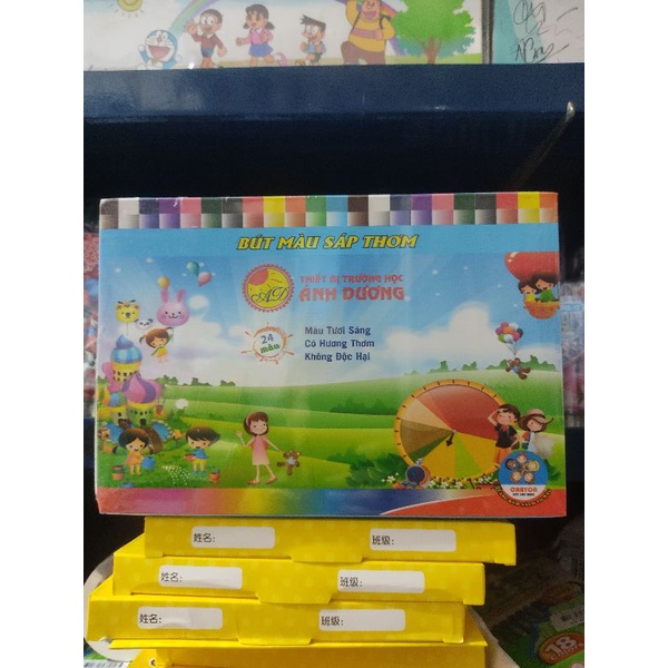 Sáp dầu 24 mầu.made in vietnam