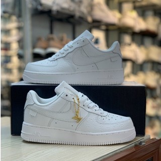 Giày af1 lv trắng, giày air force 1 mix lv white họa tiết unisex full box