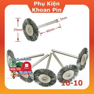 Chổi đánh rỉ sét trục 3mm -