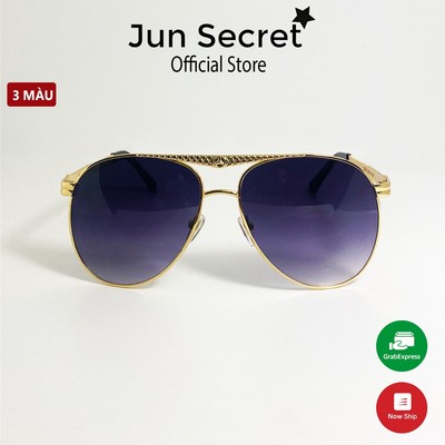 Kính mát thời trang nam cao cấp Jun Secret tròng polaroid chống tia UV - Mắt kính nam đi nắng hàng hot 2022 JS2008