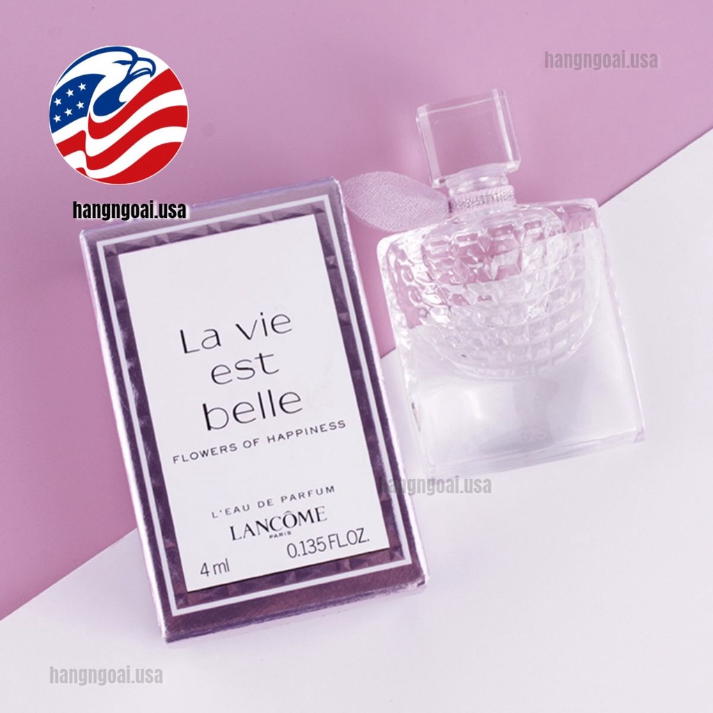 Nước hoa Lancôm La vie est belle tím mini 4ml (New)