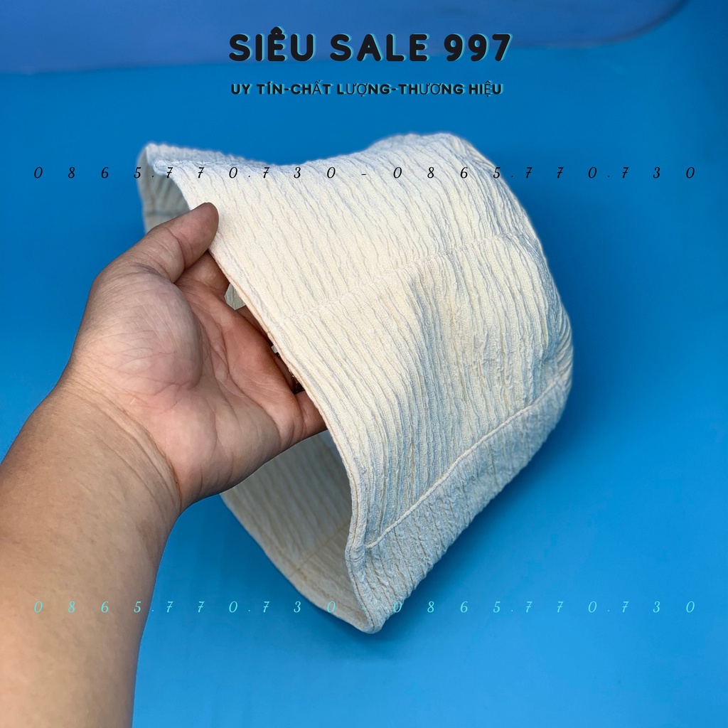 NÓN VÀNH CỤP NHÚNG HÀNG QC NHẬP CHẤT VẢI MỀM FORM ĐẸP CÓ DÂY ĐIỀU CHỈNH