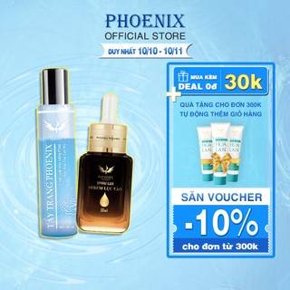 Bộ sản phẩm dưỡng da, Serum Lục tảo dưỡng ẩm & nước tẩy trang - Golden Phoenix Group