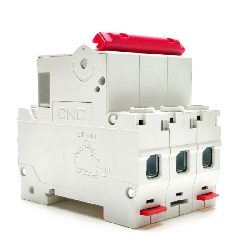 Aptomat MCB 3 Pha CNC YCB6H-63:6A, 10A, 16A, 25A, 32A, 40A, 50A, 63A Dòng Cắt 6kA