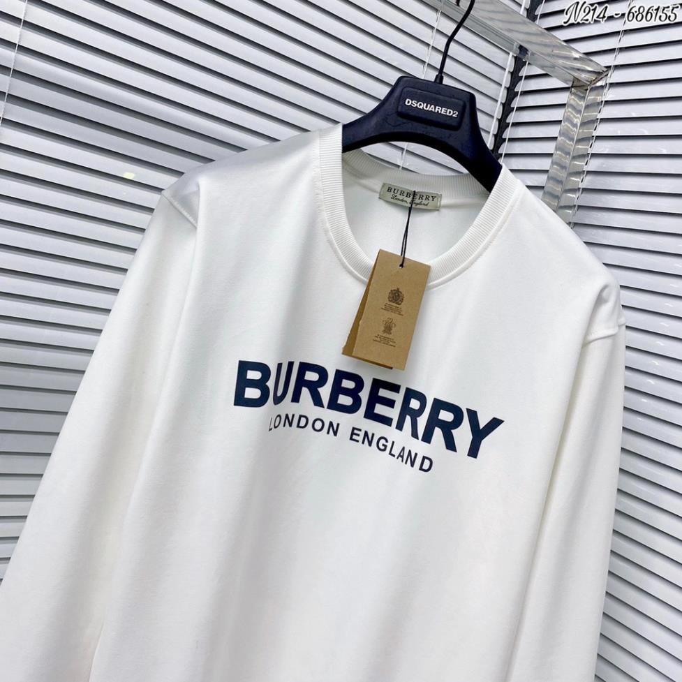 Áo NỈ Sweater Cổ Tròn |Giá Sỉ| In Họa Tiết BURBERRY Phong Cách Ulzzang Hàn Quốc