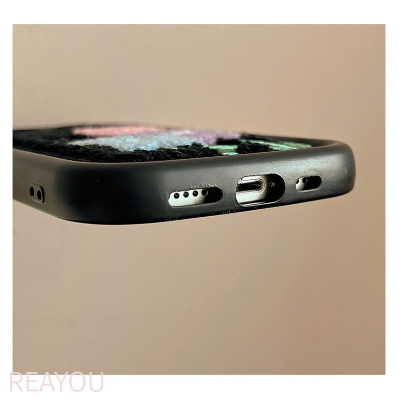 Ốp Điện Thoại Thêu Hình Hoa Chống Sốc Cho iPhone12 pro max 13 11 xs xr 14Pro 13 11 / 12promax 13pro