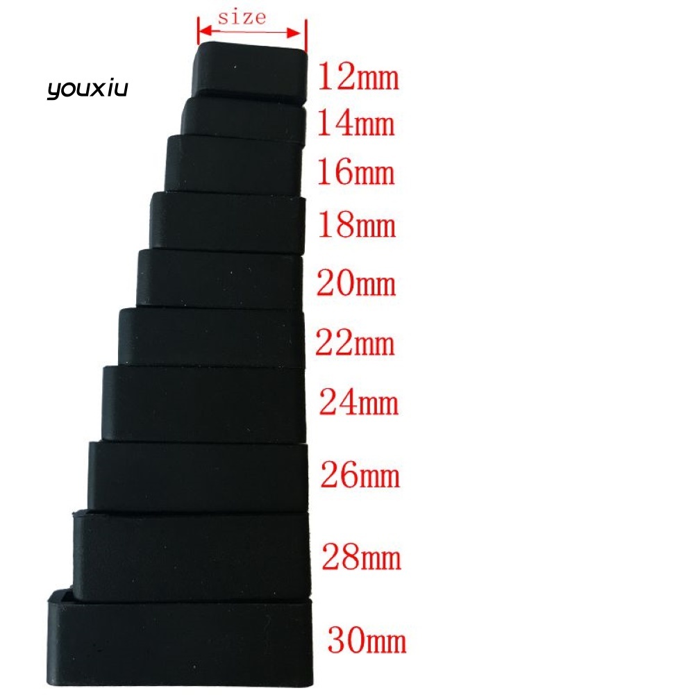 Dây Đeo Đồng Hồ Thay Thế Bằng Silicon Đàn Hồi Kích Thước 12-30mm / 30mm