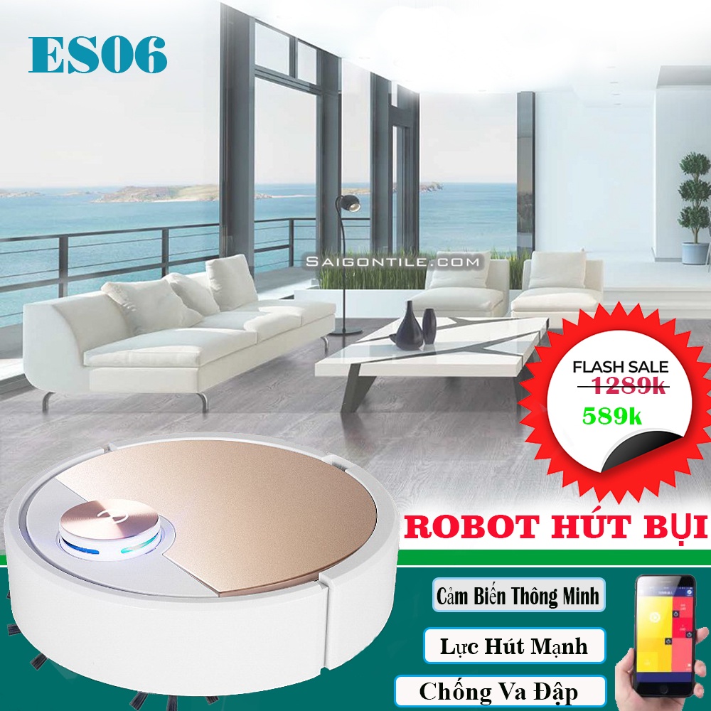 Robot Hút Bụi, Robot Hut Bui Thong Minh- Công Suất Lớn