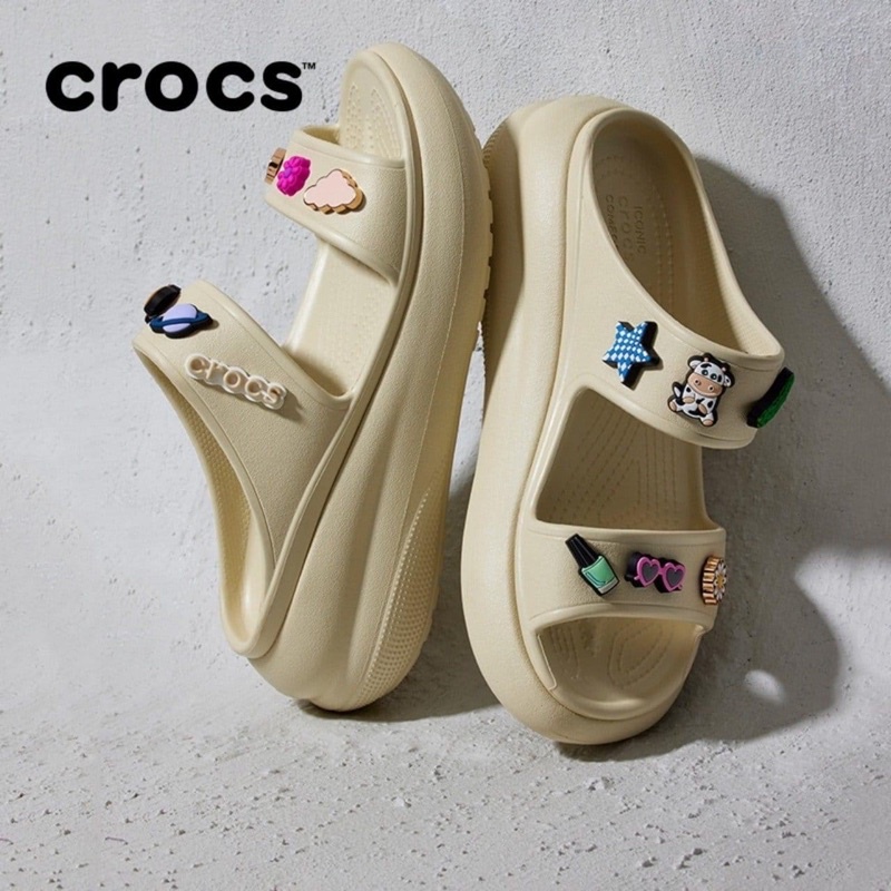 Dép lê bánh mì tôn dáng 5cm tặng kèm 10 hình gắn