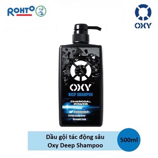 Dầu gội đánh bật gàu và nhờn cho nam Oxy Deep Shampoo 180ml & 500ml