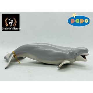 Mô hình động vật , đồ chơi con vật Papo chính hãng Cá voi trắng Beluga 56012 - Schleich House