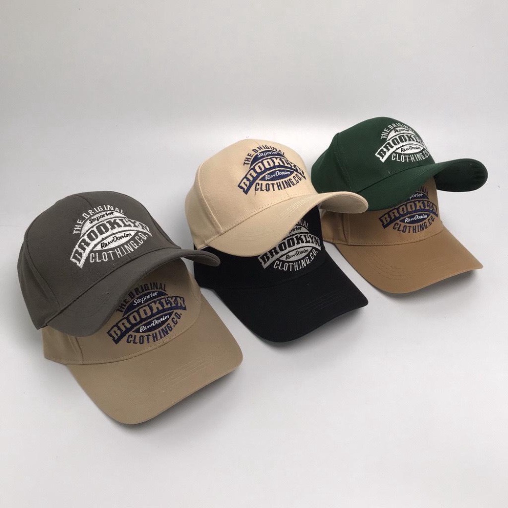 Mũ lưỡi trai BKLYN unisex pabako  + 7 màu !!