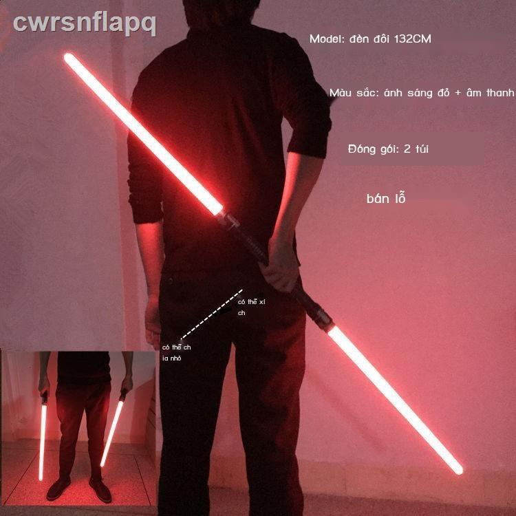 ♦ ✆  Sét 2 gậy phát sáng có âm thanh cực hay, Gậy ánh sáng đèn laser, kiếm đồ chơi phát