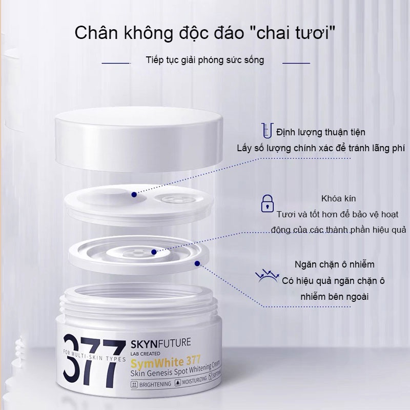 Kem Dưỡng Da Mặt SKYNFUTURE 377 30g 10g Giúp Làm Trắng Và Dưỡng Ẩm