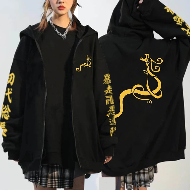 Áo hoodie in hình Gambar Valhalla Tokyo Revengers Khoác Hoodie Anime Đồ Họa Áo Hoodie Nam Nữ Thể Thao Tokyo Revengers