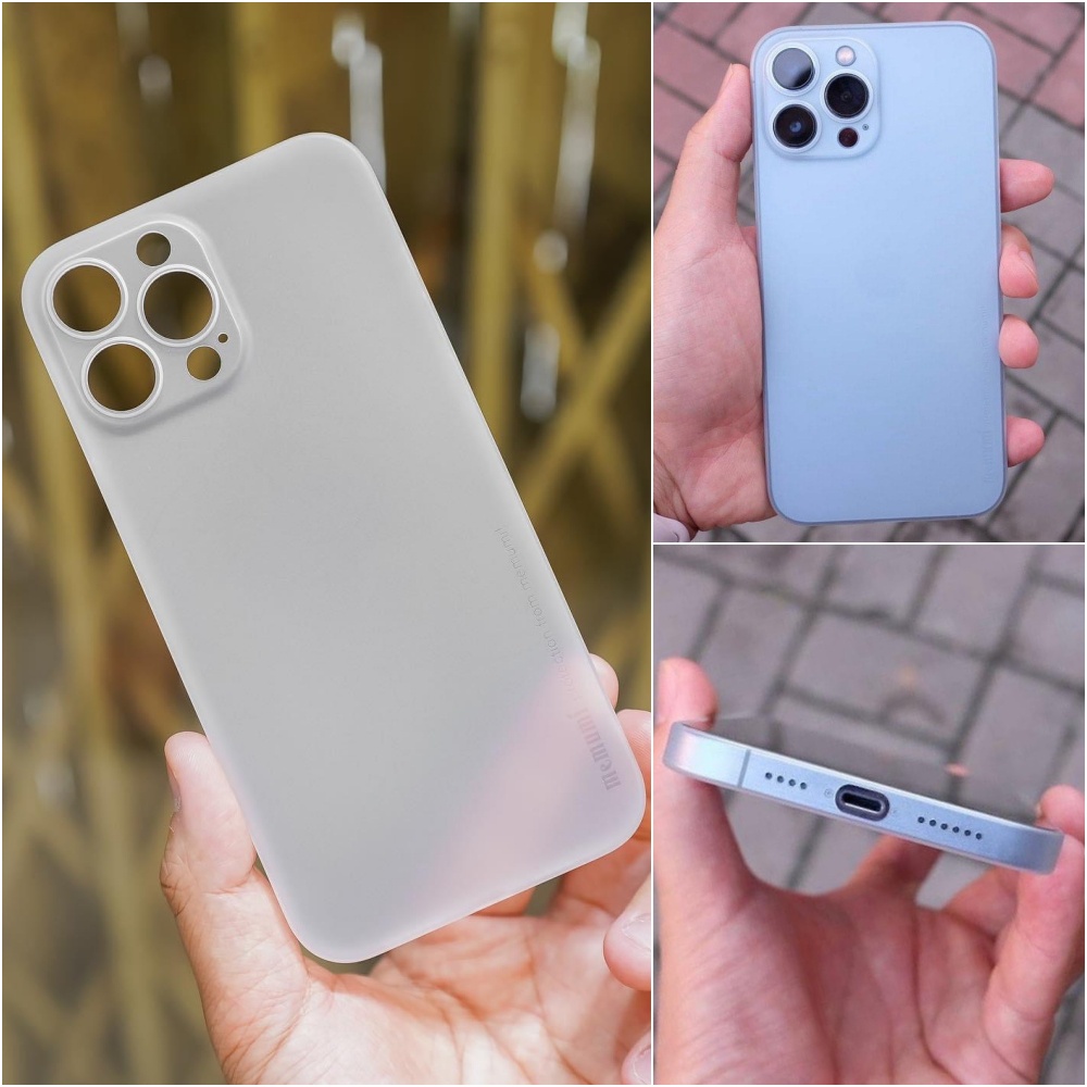 ỐP LƯNG IPHONE 13 PRO MEMUMI MỎNG LỤA CHÍNH HÃNG