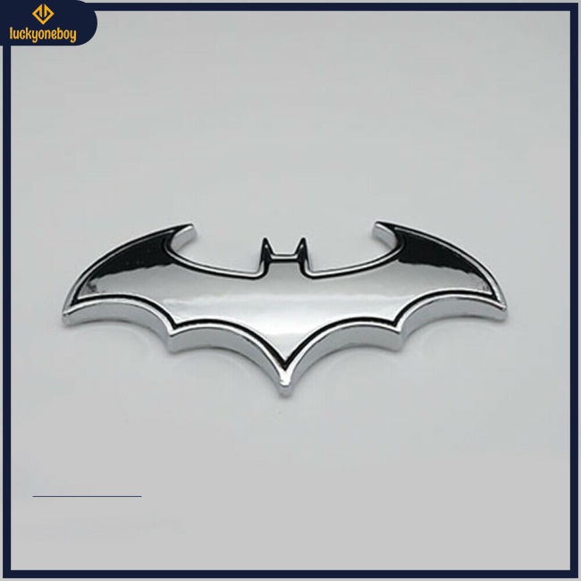 Logo Batman 3d Bằng Kim Loại Trang Trí Đuôi Xe Hơi / Xe Máy