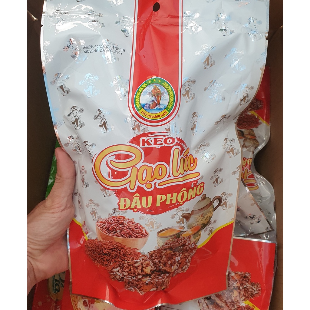 Kẹo Đậu Phộng Gạo Lức - Hải Sơn - 250GR