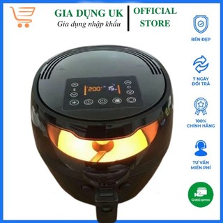 Nồi chiên không dầu Nine Shield 8 lít Nắp kính trong suốt, Thiết kế sang trọng - Bảo hành 12 tháng