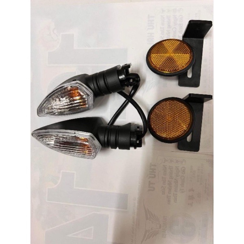 Cặp xi nhan Zin Exciter 150,155, Mx king , NVX  Tặng kèm mắt mèo phản quang