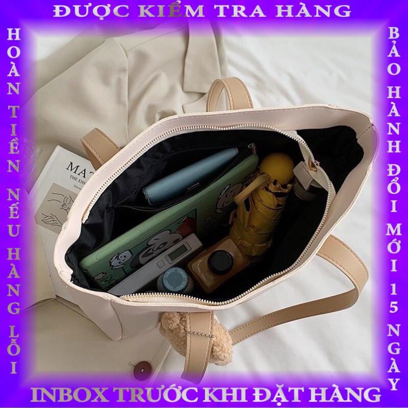 Túi xách nữ công sở đẹp tote da pu để vừa A4 kẹp nách đeo vai đi học đi chơi thời trang cao cấp giá rẻ ngovan