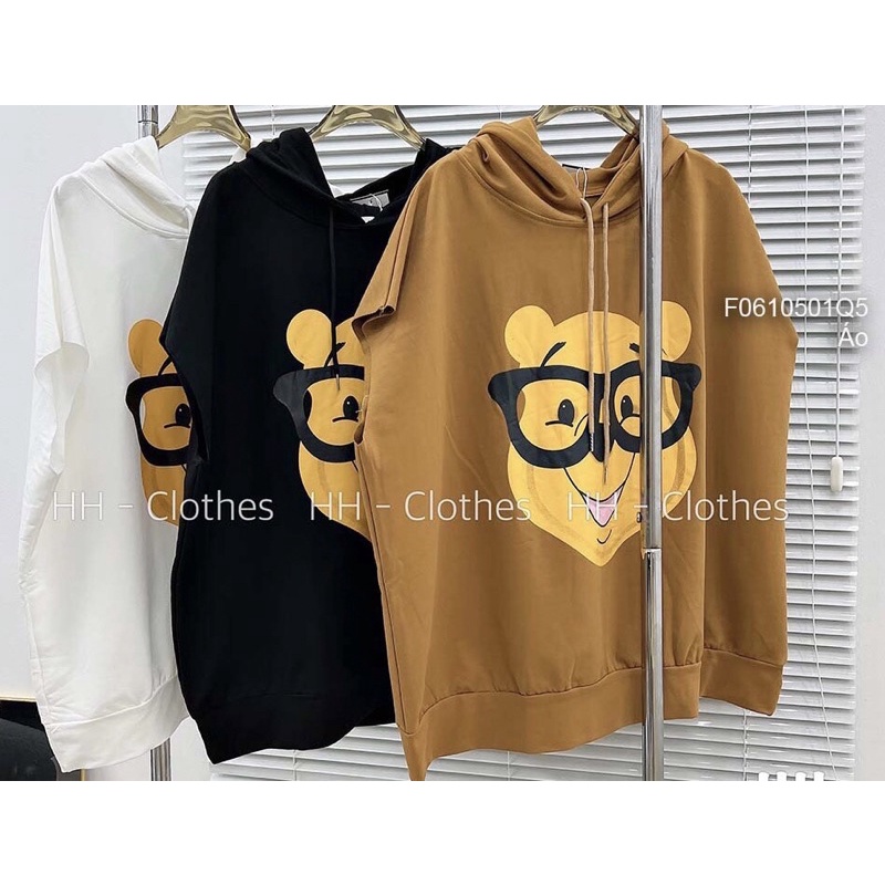 Áo nón sát nách không may biên in hình gấu nón TT0610