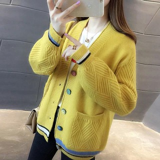 Áo khoác len ngắn - Cardigan len nữ - Áo cardigan len ngắn cổ tim bo viền - Danangsale