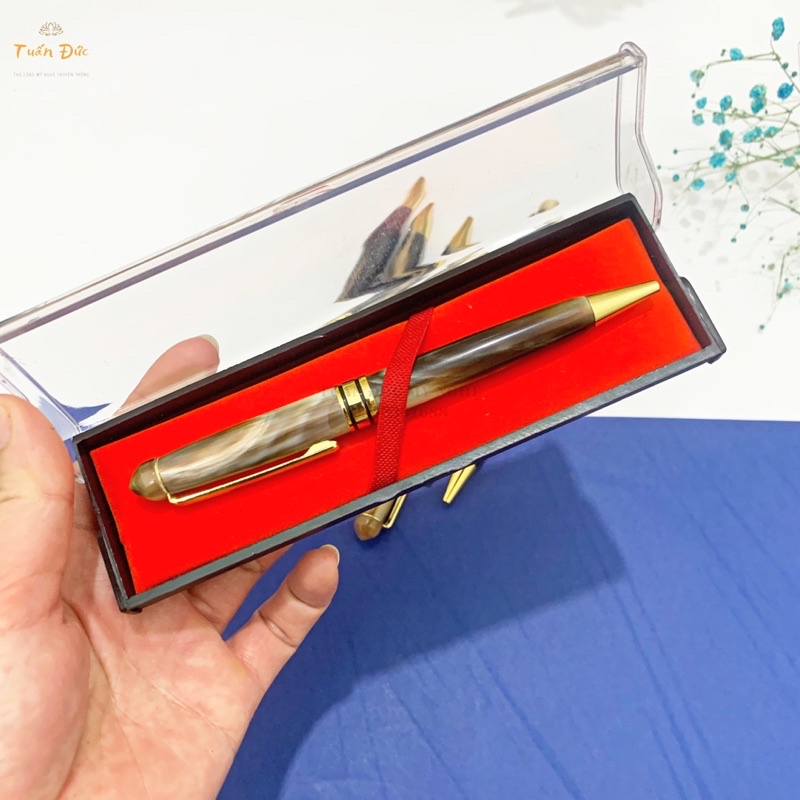Bút ký bằng sừng cao cấp - sang trọng, may mắn- Mã số PEH999