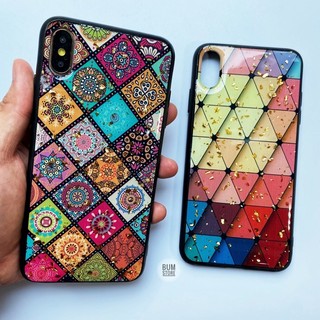 Ốp Lưng Tráng Gương Phong Cách VinTage Iphone XS Max / 8 Plus / 7 Plus