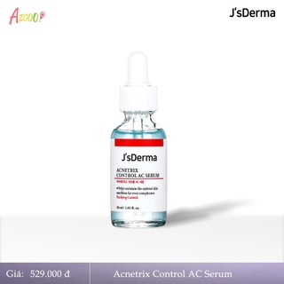 𝐒𝐞𝐫𝐮𝐦 𝐀𝐜𝐧𝐞𝐭𝐫𝐢𝐱 𝐂𝐨𝐧𝐭𝐫𝐨𝐥 𝐀𝐂 J's Derma Hàn Quốc dành cho da mụn, da dầu[Hàng chính hãng]