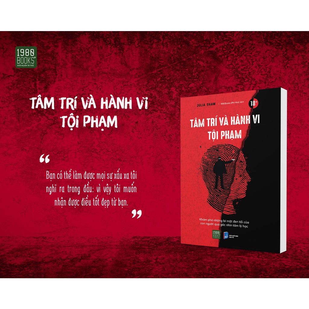 Sách - Tâm trí và hành vi tội phạm - Julia Shaw (TTR Bookstore)