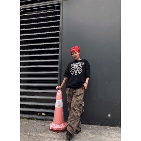 Áo thun unisex BONE GRAY Tee , áo phông T-shirt nam nữ unisex BONE HOUSES