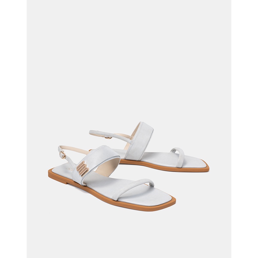 Giày Sandal 1cm Nữ Thời Trang JUNO Phối Khoá Wave SD01120