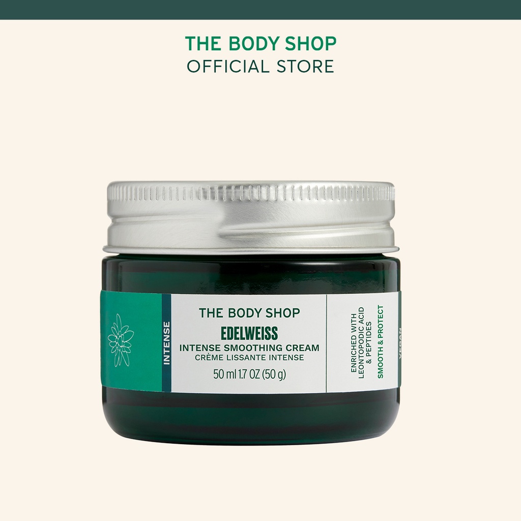 Kem dưỡng ẩm ngăn ngừa lão hóa The Body Shop Edelweiss Intense Smoothing Cream 50ML