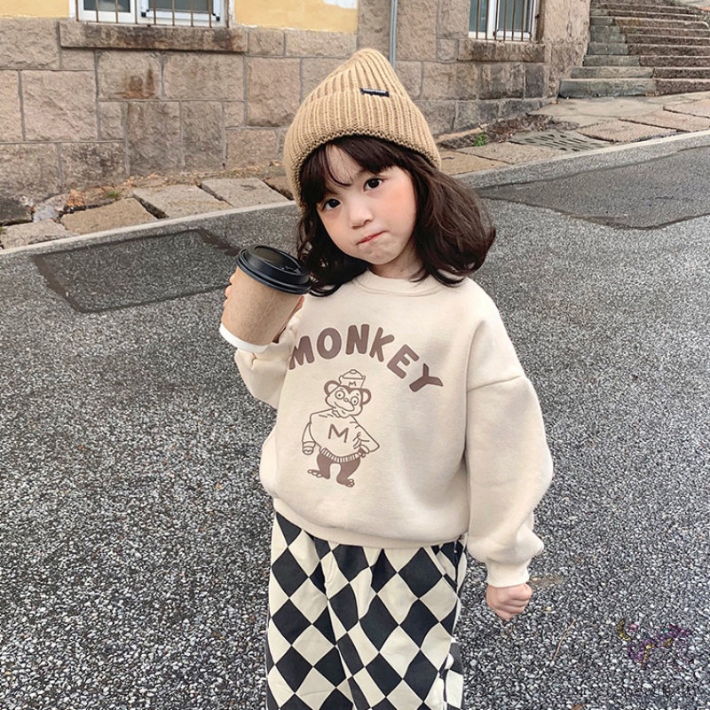 Áo Thun DàI Tay In HoạT HìNh Dễ Thương Cho Bé GáI