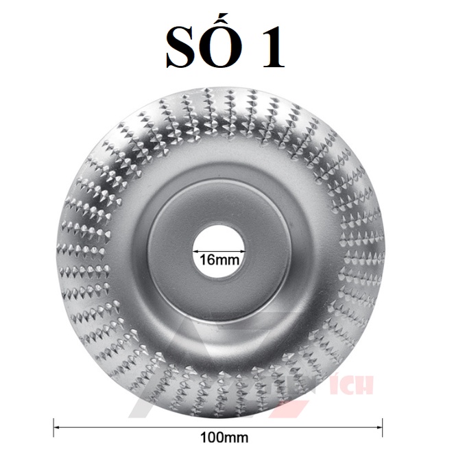 Đĩa mài gỗ, đĩa chà nhám gắn máy mài máy cắt cầm tay - lưỡi mài gỗ