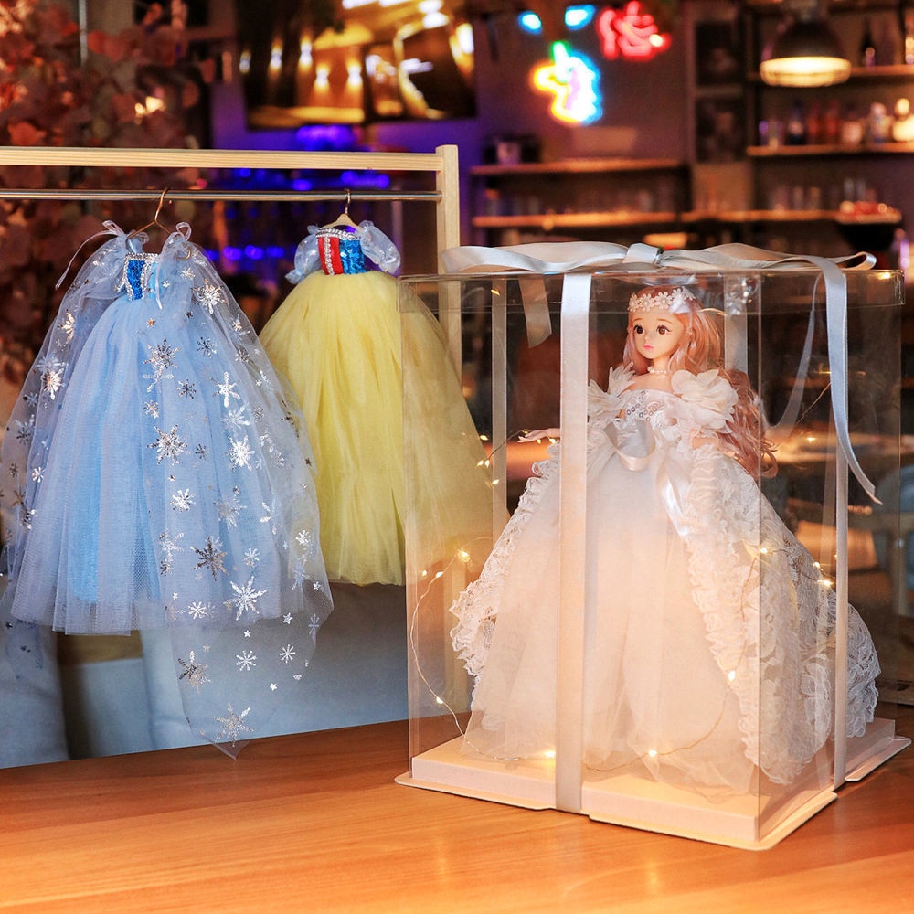 Búp Bê Barbie Công Chúa, Hộp Quà Búp Bê Công Chúa Băng Giá Quà Tặng Cho Bé