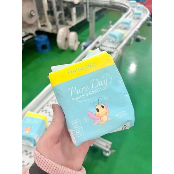 Băng Vệ Sinh Ban Ngày Hanayuki Pure Day Sanitary Napkin