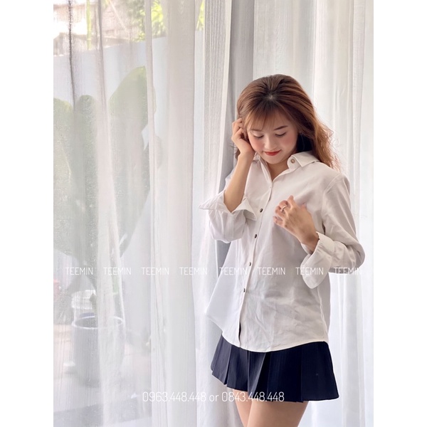 𝐒𝐚𝐯𝐚𝐧𝐧𝐚 𝐒𝐡𝐢𝐫𝐭𝐬 - Sơ Mi Trắng Linen Cao Cấp
